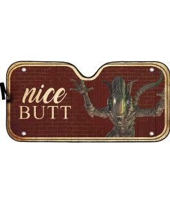 gearhumans 3D Nice Butt Xenomorph Halloween Custom Car Auto Sunshade GL13081 Auto Sunshade 57''x27.5'' 
