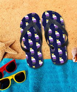 Gearhumans 3D Nonbinary Cats In Space Custom Flip Flop GS2605212 Flipflop Women 35EU 