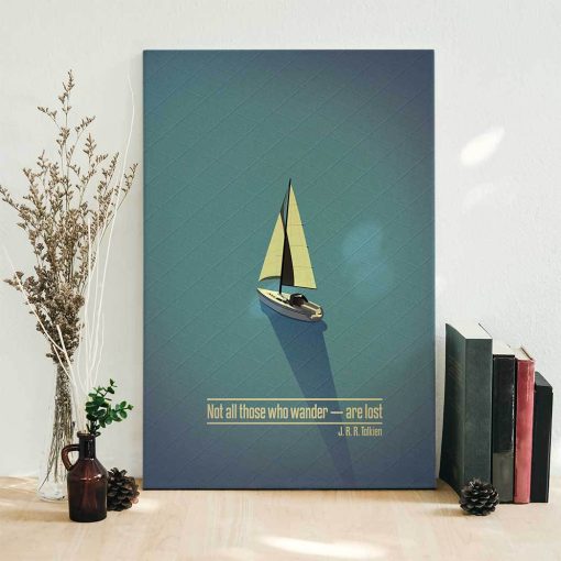 Gearhumans 3D Not All Those Who Wander Are Lost Canvas ZK2405216 Canvas