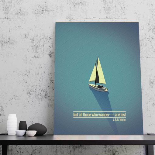 Gearhumans 3D Not All Those Who Wander Are Lost Canvas ZK2405216 Canvas