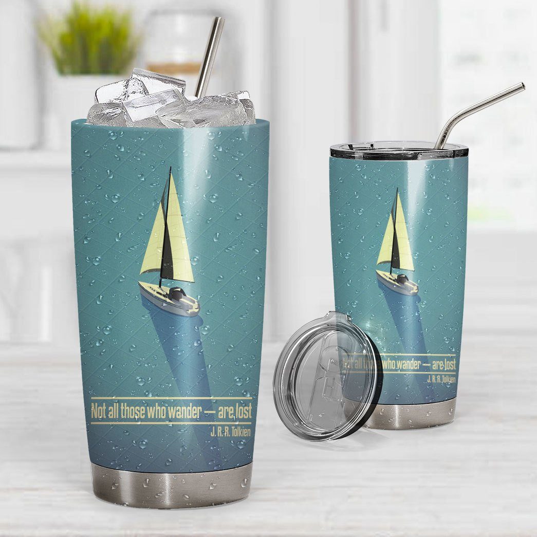 Gearhumans 3D Not All Those Who Wander Are Lost Tumbler 6 Gearhumans 3D Not All Those Who Wander Are Lost Tumbler ZK2405217 Tumbler