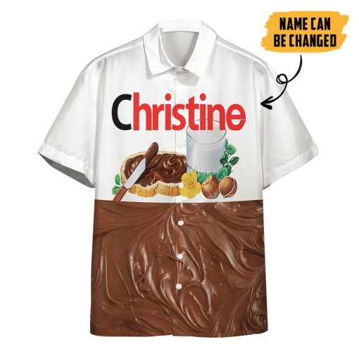 Gearhumans 3D Nutella Custom Hawaii Shirt GO12052141 Hawai Shirt Short Sleeve Shirt S