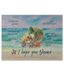 Gearhumans 3D Ocean I Hope You Dance Custom Canvas GW2105211 Canvas 1 Piece Non Frame M