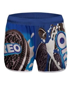 Gearhumans 3D Oreo Custom Beach Shorts Swim Trunks Women GS28078 Women Shorts Women Shorts XS