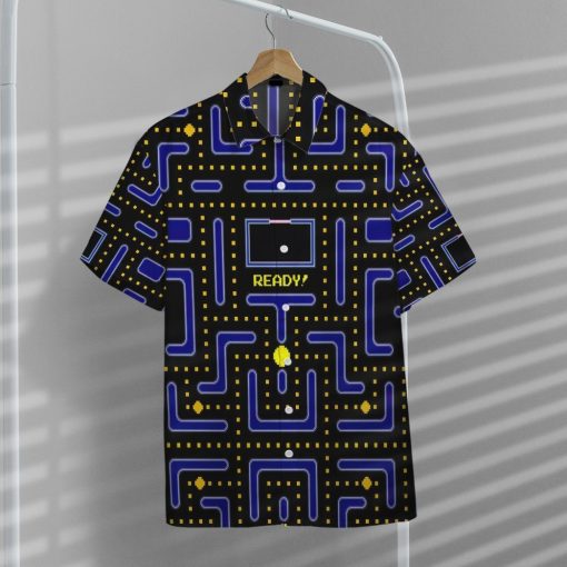 Gearhumans 3D Pacman Gameplay Hawaii Shirt ZK2704213 Hawai Shirt