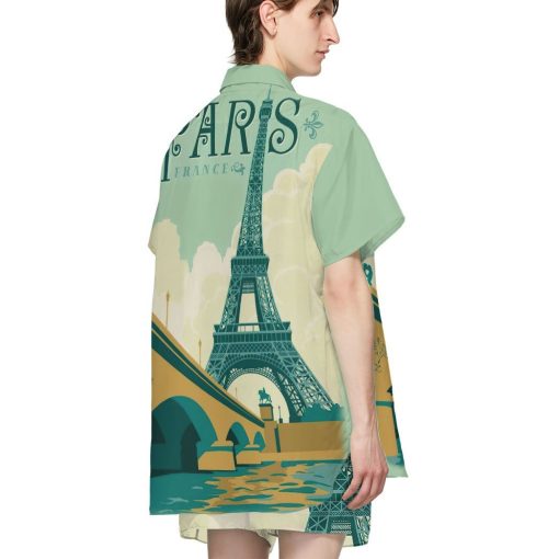 Gearhumans 3D Paris France Custom Hawaii Shirt GO12052120 Hawai Shirt