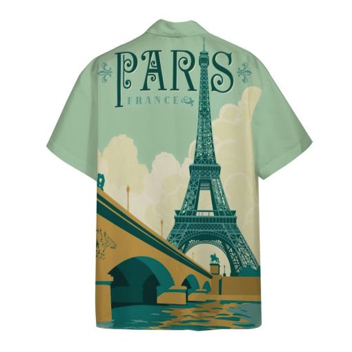 Gearhumans 3D Paris France Custom Hawaii Shirt GO12052120 Hawai Shirt