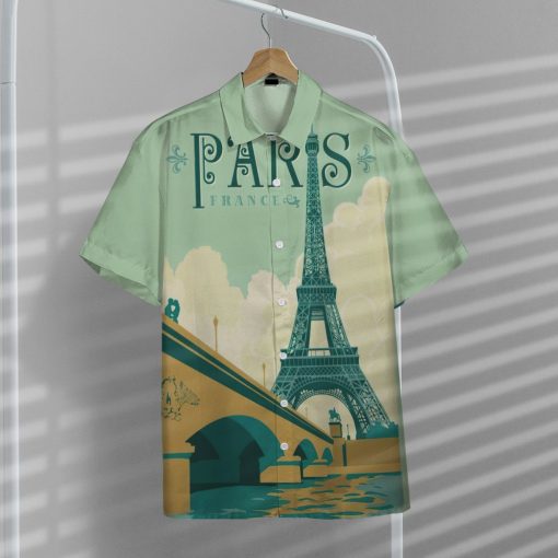 Gearhumans 3D Paris France Custom Hawaii Shirt GO12052120 Hawai Shirt