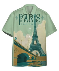 Gearhumans 3D Paris France Custom Hawaii Shirt GO12052120 Hawai Shirt Short Sleeve Shirt S 