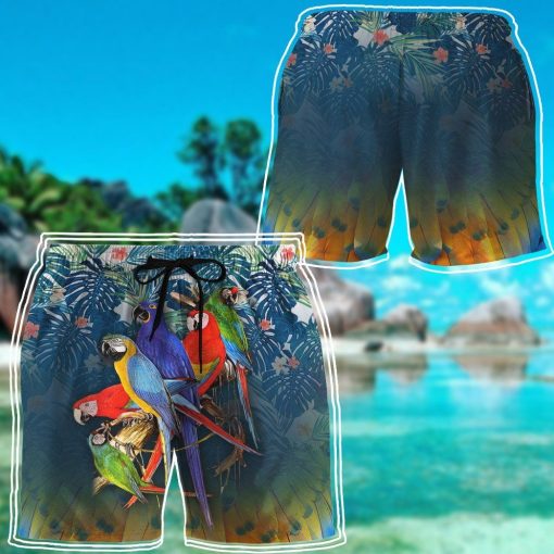 Gearhumans 3D Parrot Hawaii Shirt ZG-HW15072006 Hawai Shirt