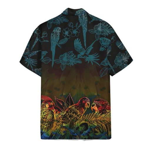 Gearhumans 3D Parrot Hawaii Shirt ZZ23036 Hawai Shirt