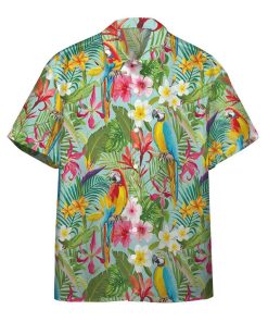 Gearhumans 3D Parrot Tropical Hawaii Shirt ZC13042 Hawai Shirt Short Sleeve Shirt S 
