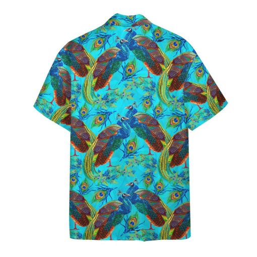 Gearhumans 3D Peacock Hawaii Shirt ZZ2605219 Hawai Shirt