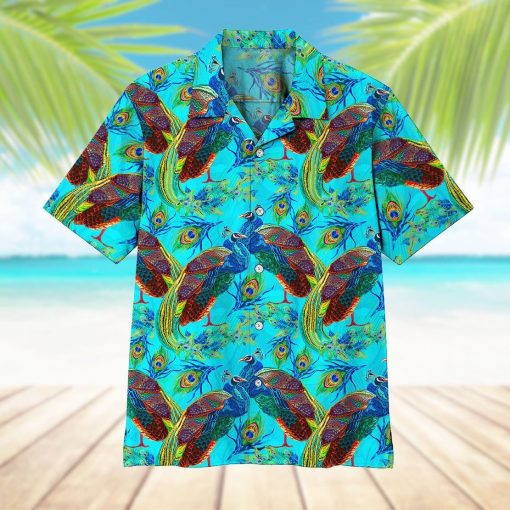Gearhumans 3D Peacock Hawaii Shirt ZZ2605219 Hawai Shirt