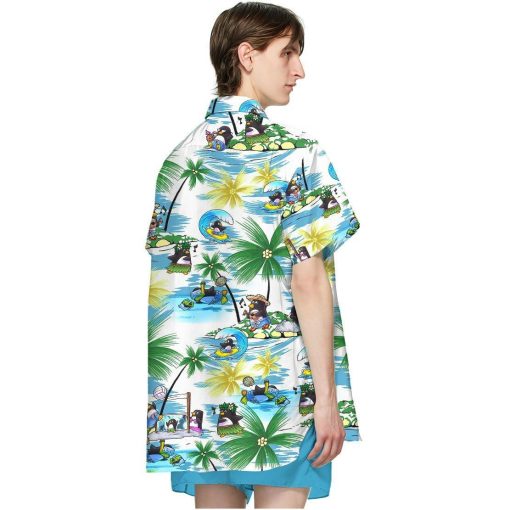 Gearhumans 3D Penguin Hawaii Shirt ZZ2505219 Hawai Shirt