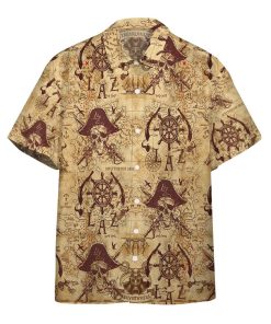 Gearhumans 3D Pirate Hawaiian Custom Short Sleeve Shirts GW2405216 Hawai Shirt Short Sleeve Shirt S 