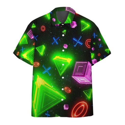 Gearhumans 3D Play Station Custom Hawaii Shirt GO1005219 Hawai Shirt Short Sleeve Shirt S