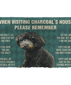 Gearhumans 3D Please Remember Charcoals House Rules Custom Doormat GW060416 Doormat Doormat S(15,8''x23,6'')