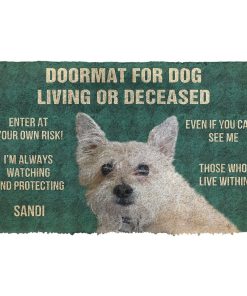 Gearhumans 3D Please Remember Dogs House Rules Custom Doormat GC17052101 Doormat Doormat S(15,8inchx23,6inch) 