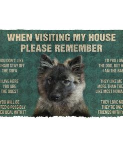 Gearhumans 3D Please Remember Dogs House Rules Custom Doormat GW060415 Doormat Doormat S(15,8''x23,6'') 