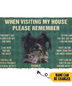 Gearhumans 3D Please Remember Frankie House Rules Custom Doormat GW27042115 Doormat Doormat S(15,8inchx23,6inch) 