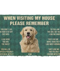 Gearhumans 3D Please Remember Kiwi House Rules Doormat GW06059 Doormat Doormat S(15,8inchx23,6inch) 