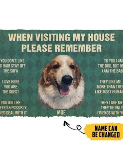 Gearhumans 3D Please Remember Moe House Rules Custom Doormat GW27042116 Doormat Doormat S(15,8inchx23,6inch) 