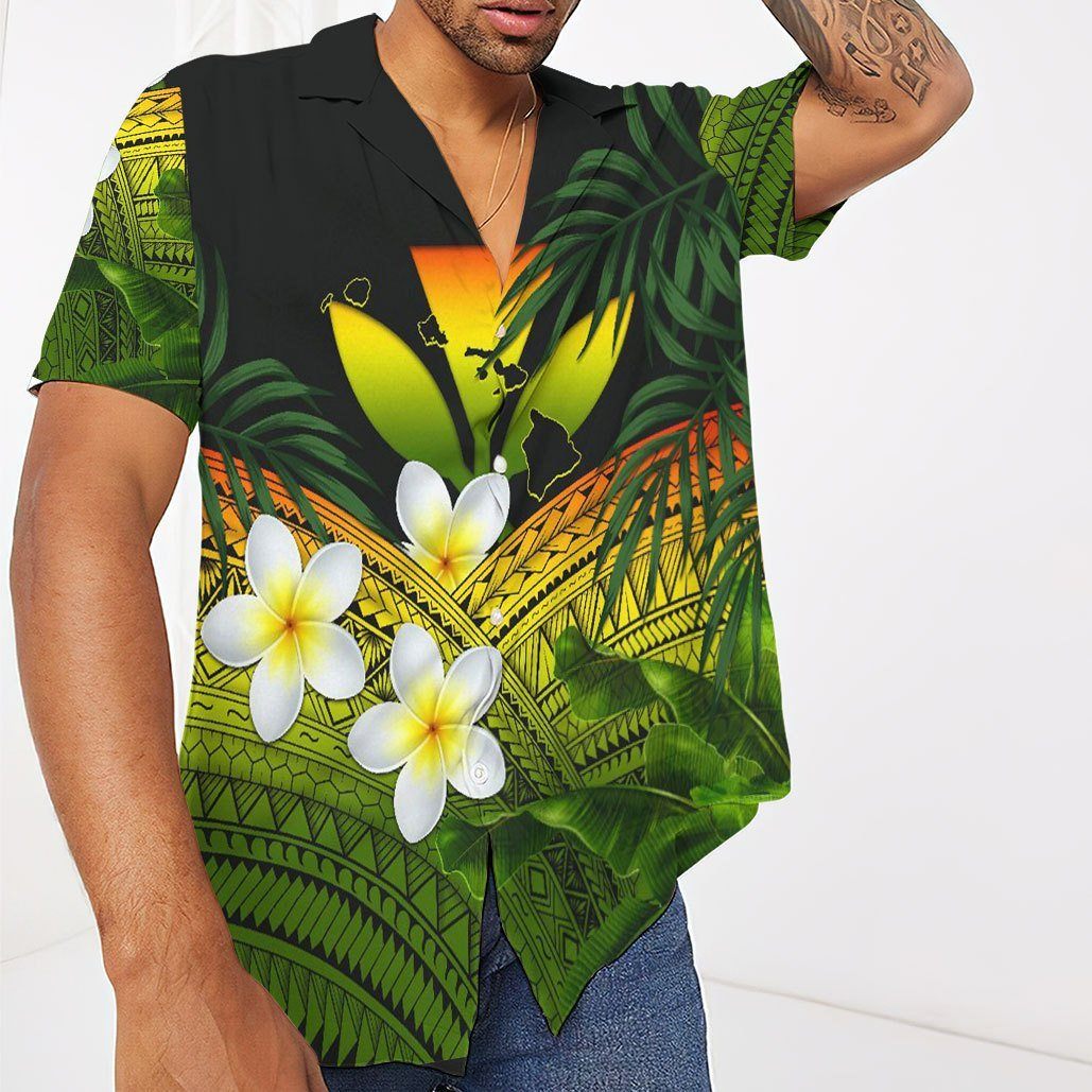 Gearhumans 3D Plumeria Native Hawaiian Shirt 3 Gearhumans 3D Plumeria Native Hawaiian Shirt ZB16037 Hawai Shirt