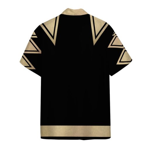 Gearhumans 3D Power Ranger Black Dino Thunder Hawaii Shirt ZK2804218 Hawai Shirt