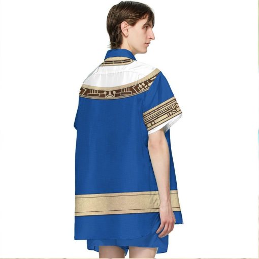 Gearhumans 3D Power Ranger Zeo Blue Hawaii Shirt 12 Gearhumans 3D Power Ranger Zeo Blue Hawaii Shirt ZK2904215 Hawai Shirt
