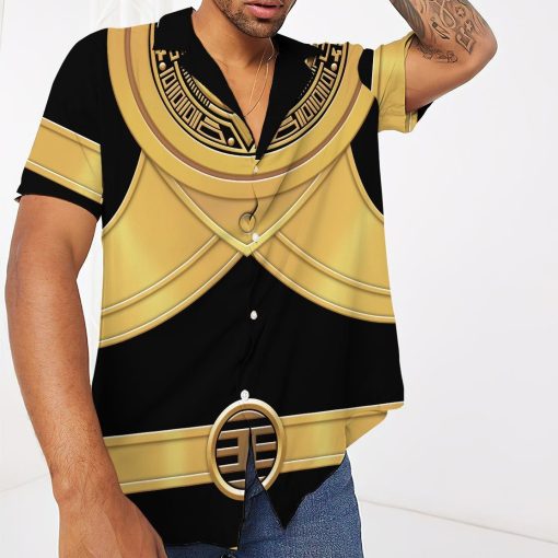 Gearhumans 3D Power Ranger Zeo Gold Hawaii Shirt ZK2904217 Hawai Shirt