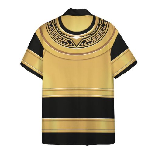 Gearhumans 3D Power Ranger Zeo Gold Hawaii Shirt ZK2904217 Hawai Shirt