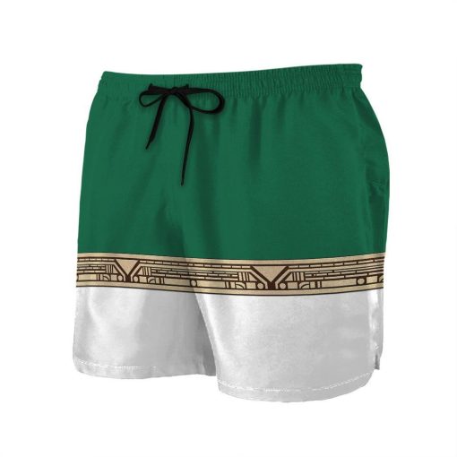 Gearhumans 3D Power Ranger Zeo Green Shorts ZK29042112 Men Shorts