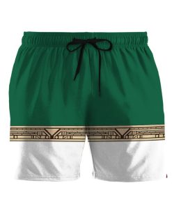 Gearhumans 3D Power Ranger Zeo Green Shorts ZK29042112 Men Shorts S 