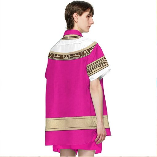 Gearhumans 3D Power Ranger Zeo Pink Hawaii Shirt ZK2904216 Hawai Shirt