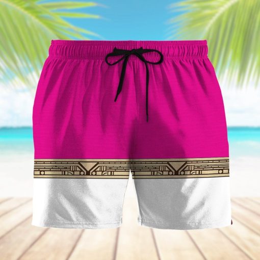 Gearhumans 3D Power Ranger Zeo Pink Shorts ZK29042110 Men Shorts