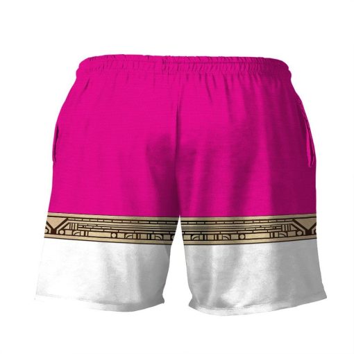 Gearhumans 3D Power Ranger Zeo Pink Shorts ZK29042110 Men Shorts