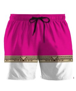 Gearhumans 3D Power Ranger Zeo Pink Shorts ZK29042110 Men Shorts S 
