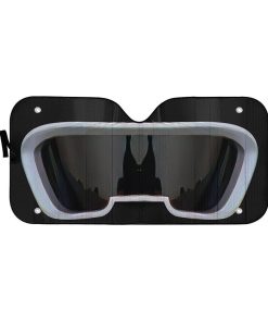 Gearhumans 3D Power Rangers Wild Force Black Ranger Custom Car Auto Sunshade GW040514 Auto Sunshade 57''x27.5'' 