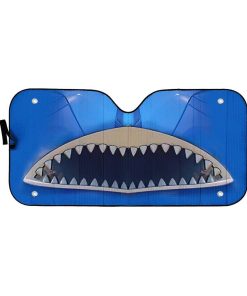 Gearhumans 3D Power Rangers Wild Force Blue Ranger Custom Car Auto Sunshade GW04056 Auto Sunshade 57''x27.5'' 
