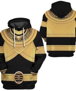 Gearhumans 3D Power Rangers Zeo Gold Custom Tshirt Hoodie Apparel GW010418 3D Apparel Hoodie S
