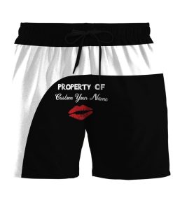 Gearhumans 3D Property Of You Custom Beach Shorts Swim Trunks GL03061 Men Shorts Men Shorts S