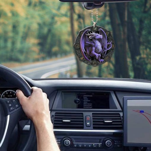 Gearhumans 3D Purple Dragon Car Hanging GJ21052103 Car Hanging