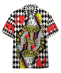 Gearhumans 3D Queen Of Heart Couple Custom Short Sleeve Shirt GS0507216 Hawai Shirt Hawai Shirt S 