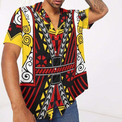 Gearhumans 3D Queen of Spades Pallas Hawaii Shirt ZC22042124 Hawai Shirt