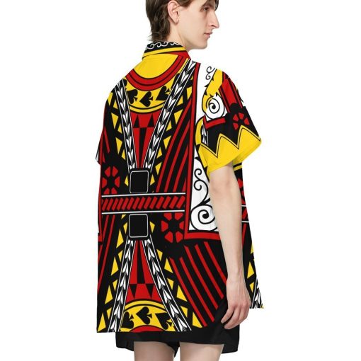 Gearhumans 3D Queen of Spades Pallas Hawaii Shirt ZC22042124 Hawai Shirt