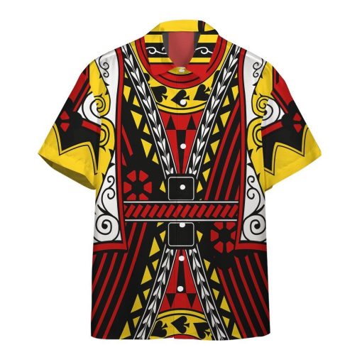 Gearhumans 3D Queen of Spades Pallas Hawaii Shirt ZC22042124 Hawai Shirt Short Sleeve Shirt S