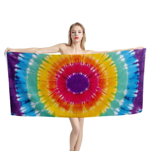 Gearhumans 3D Rainbow Beach Towel GJ14052117 Towel