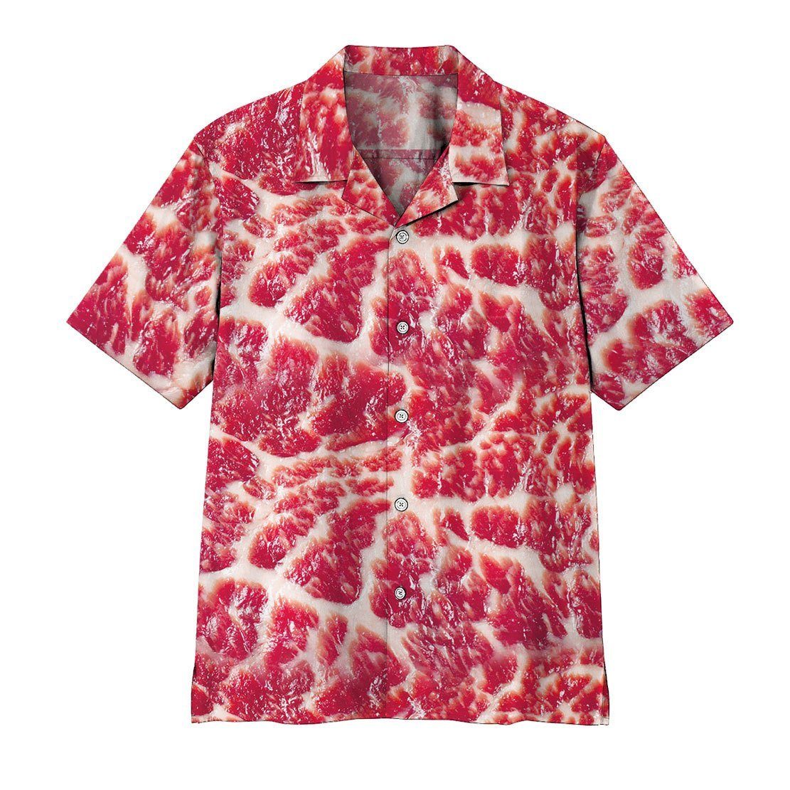 Gearhumans 3D Raw Meat Hawaii Shirt 5 Gearhumans 3D Raw Meat Hawaii Shirt ZK2105219 Hawai Shirt