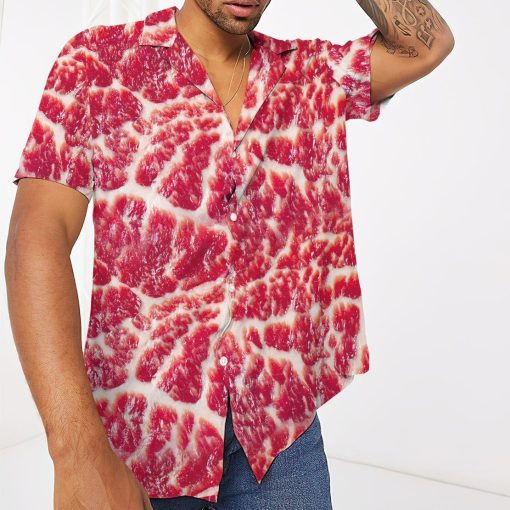 Gearhumans 3D Raw Meat Hawaii Shirt 12 Gearhumans 3D Raw Meat Hawaii Shirt ZK2105219 Hawai Shirt